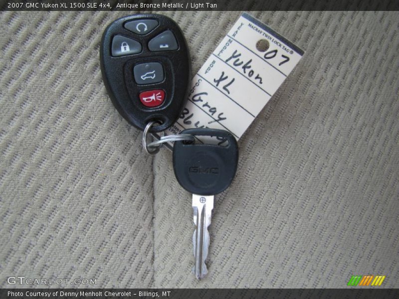 Keys of 2007 Yukon XL 1500 SLE 4x4