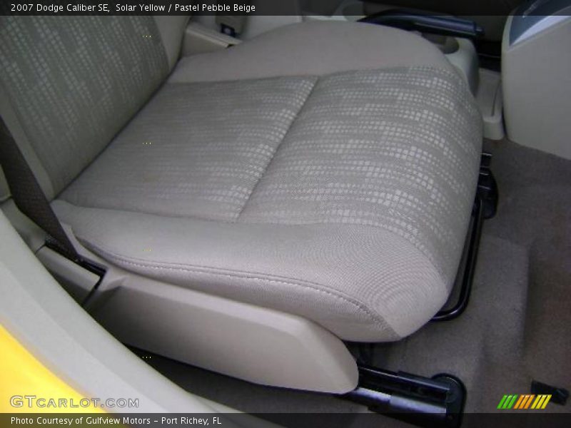 Solar Yellow / Pastel Pebble Beige 2007 Dodge Caliber SE