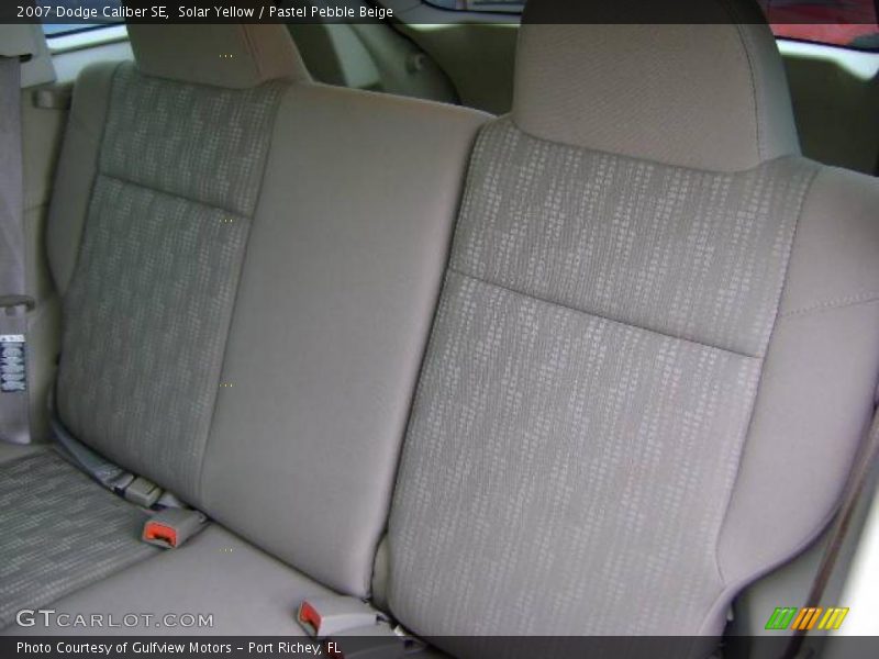 Solar Yellow / Pastel Pebble Beige 2007 Dodge Caliber SE