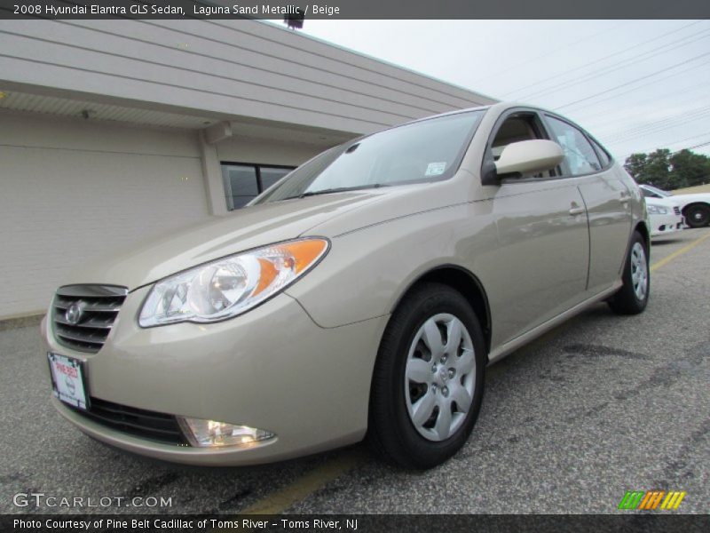 Laguna Sand Metallic / Beige 2008 Hyundai Elantra GLS Sedan