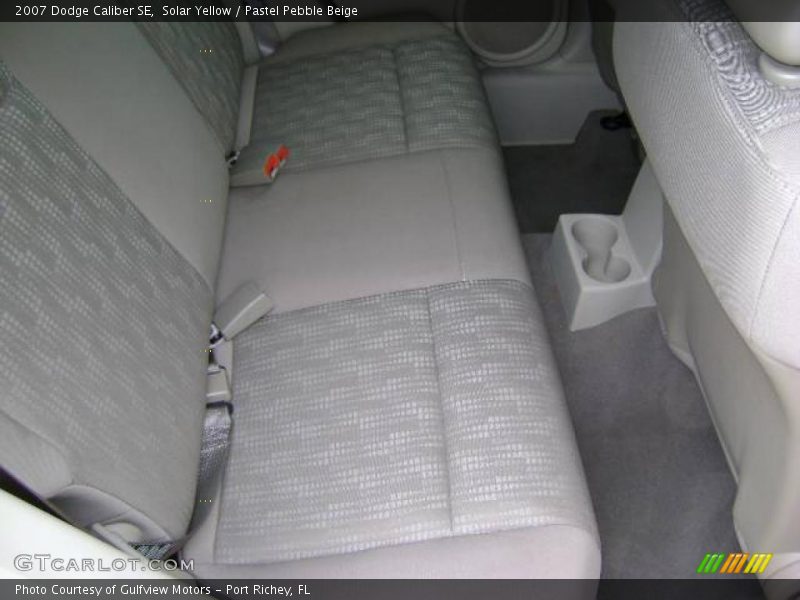 Solar Yellow / Pastel Pebble Beige 2007 Dodge Caliber SE