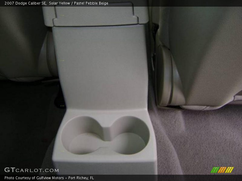 Solar Yellow / Pastel Pebble Beige 2007 Dodge Caliber SE