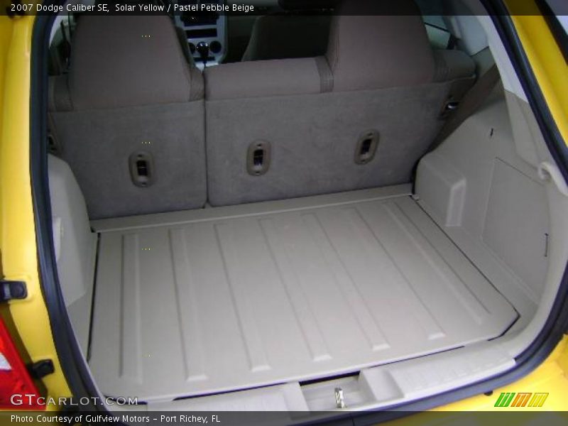 Solar Yellow / Pastel Pebble Beige 2007 Dodge Caliber SE