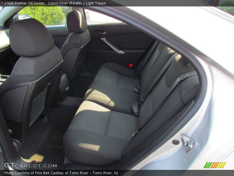 Liquid Silver Metallic / Light Taupe 2008 Pontiac G6 Sedan