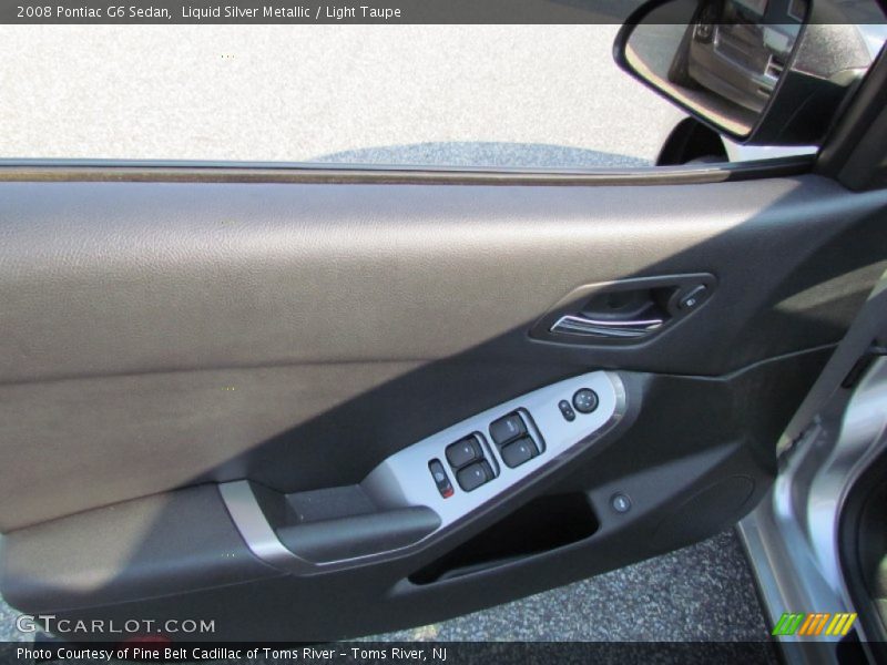 Liquid Silver Metallic / Light Taupe 2008 Pontiac G6 Sedan