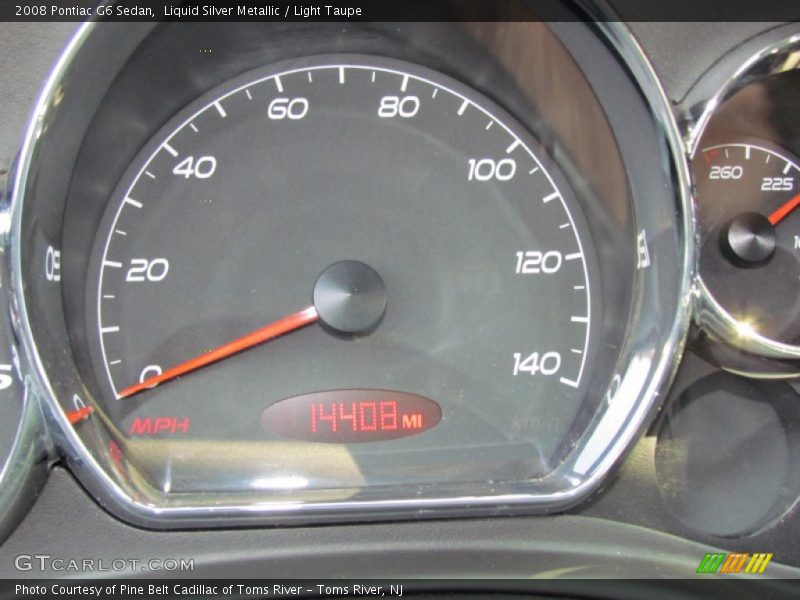 Liquid Silver Metallic / Light Taupe 2008 Pontiac G6 Sedan