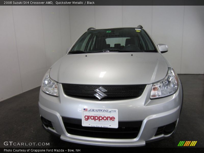 Quicksilver Metallic / Black 2008 Suzuki SX4 Crossover AWD