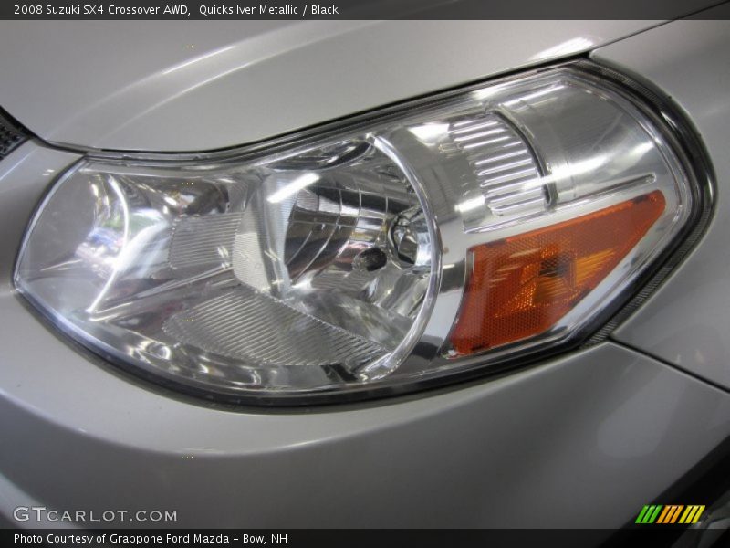 Quicksilver Metallic / Black 2008 Suzuki SX4 Crossover AWD