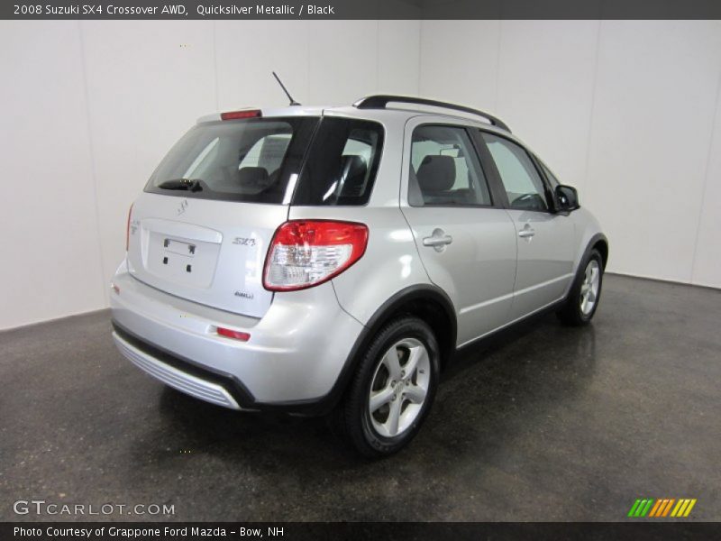 Quicksilver Metallic / Black 2008 Suzuki SX4 Crossover AWD