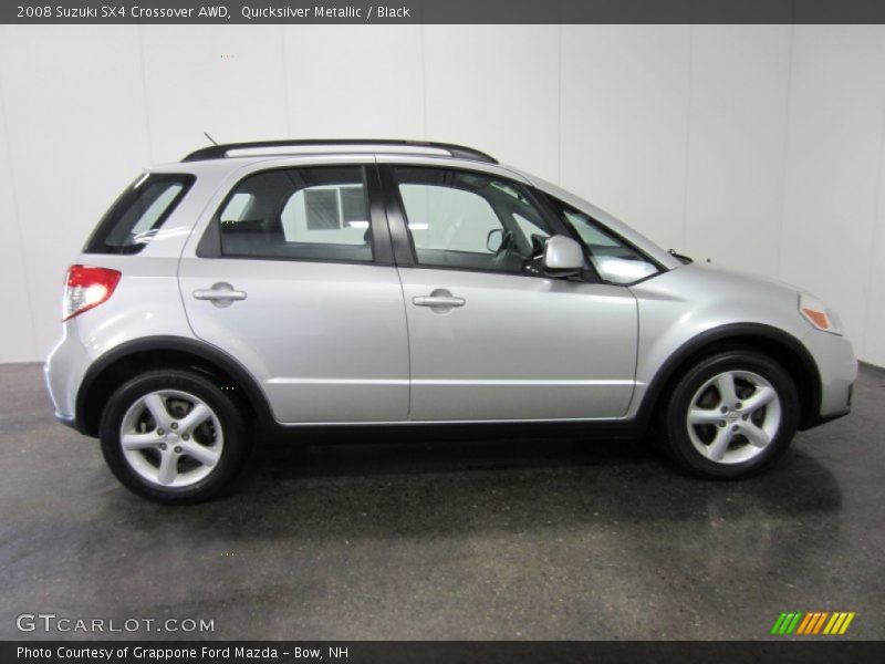 Quicksilver Metallic / Black 2008 Suzuki SX4 Crossover AWD