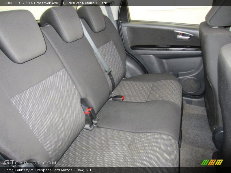 Quicksilver Metallic / Black 2008 Suzuki SX4 Crossover AWD