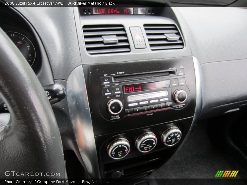 Quicksilver Metallic / Black 2008 Suzuki SX4 Crossover AWD
