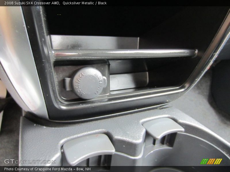 Quicksilver Metallic / Black 2008 Suzuki SX4 Crossover AWD