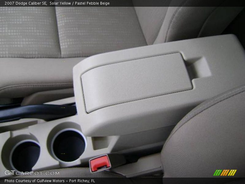 Solar Yellow / Pastel Pebble Beige 2007 Dodge Caliber SE