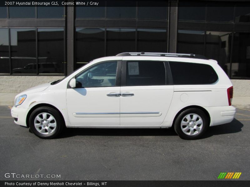 Cosmic White / Gray 2007 Hyundai Entourage GLS