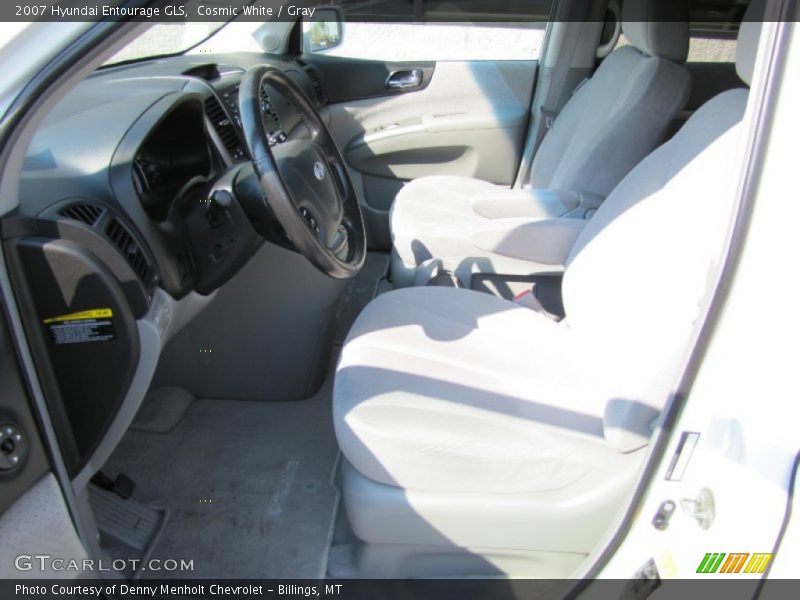 Cosmic White / Gray 2007 Hyundai Entourage GLS