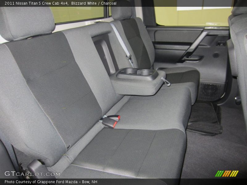 Blizzard White / Charcoal 2011 Nissan Titan S Crew Cab 4x4