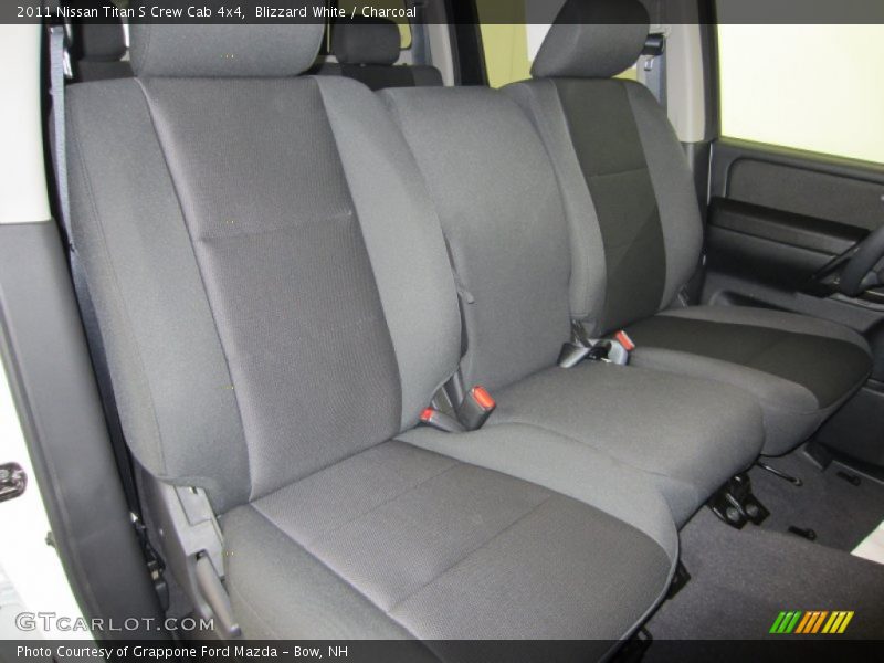 Blizzard White / Charcoal 2011 Nissan Titan S Crew Cab 4x4