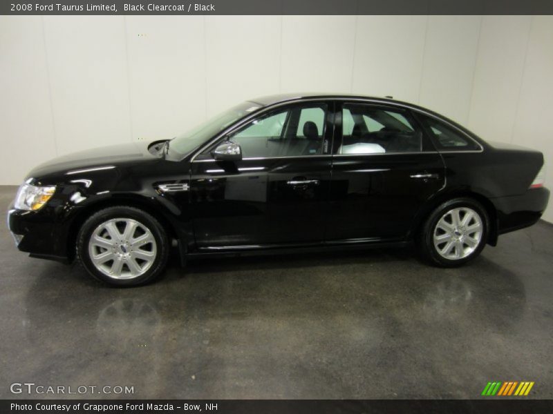 Black Clearcoat / Black 2008 Ford Taurus Limited