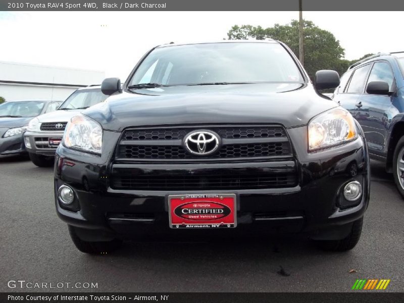 Black / Dark Charcoal 2010 Toyota RAV4 Sport 4WD