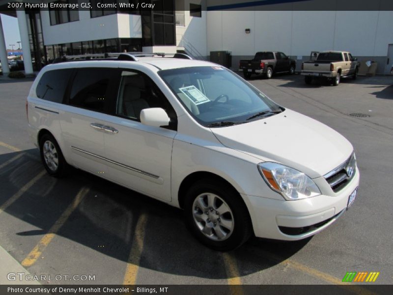 Cosmic White / Gray 2007 Hyundai Entourage GLS