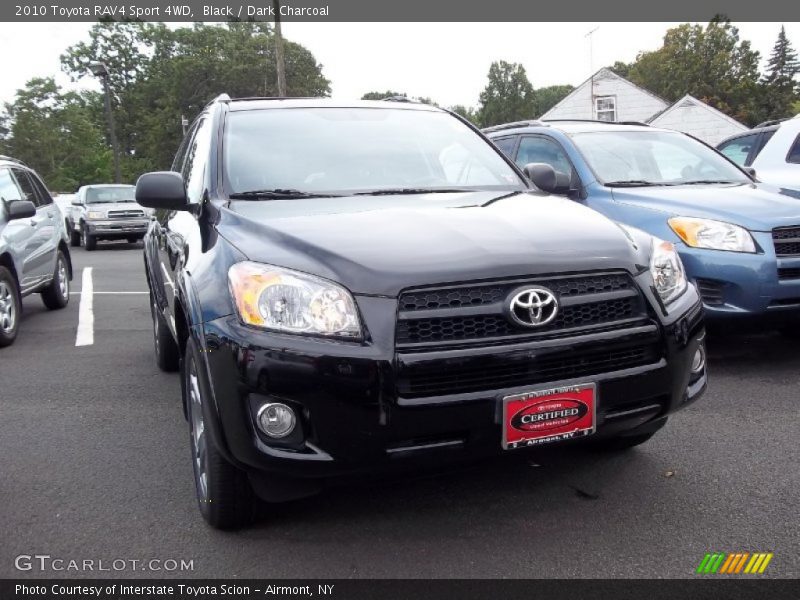 Black / Dark Charcoal 2010 Toyota RAV4 Sport 4WD