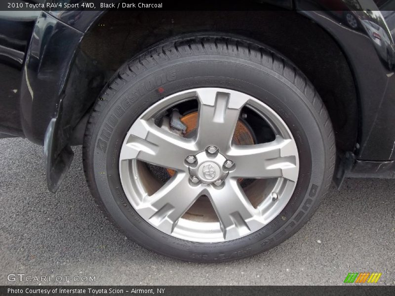 Black / Dark Charcoal 2010 Toyota RAV4 Sport 4WD