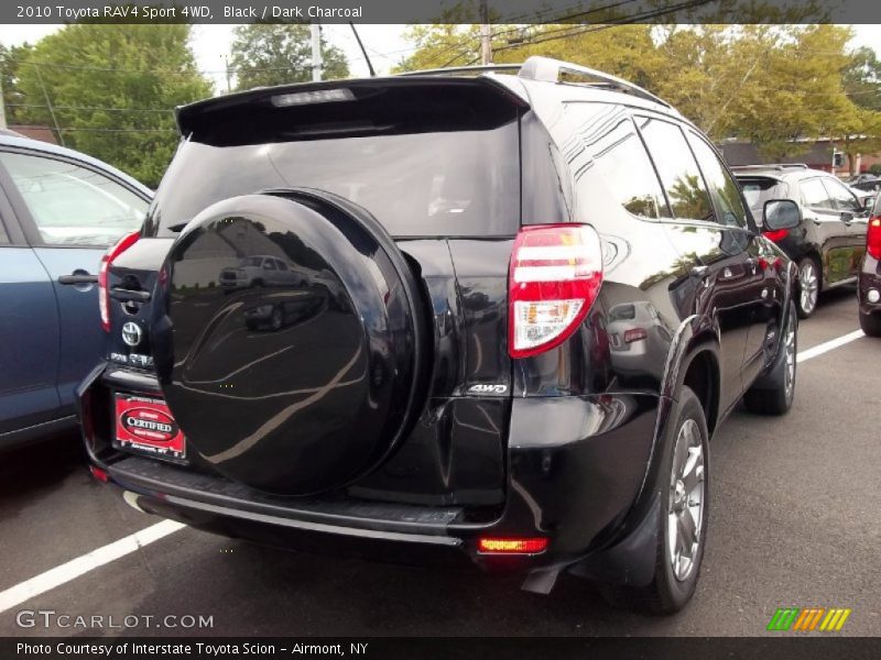 Black / Dark Charcoal 2010 Toyota RAV4 Sport 4WD