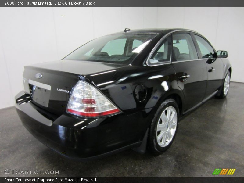 Black Clearcoat / Black 2008 Ford Taurus Limited