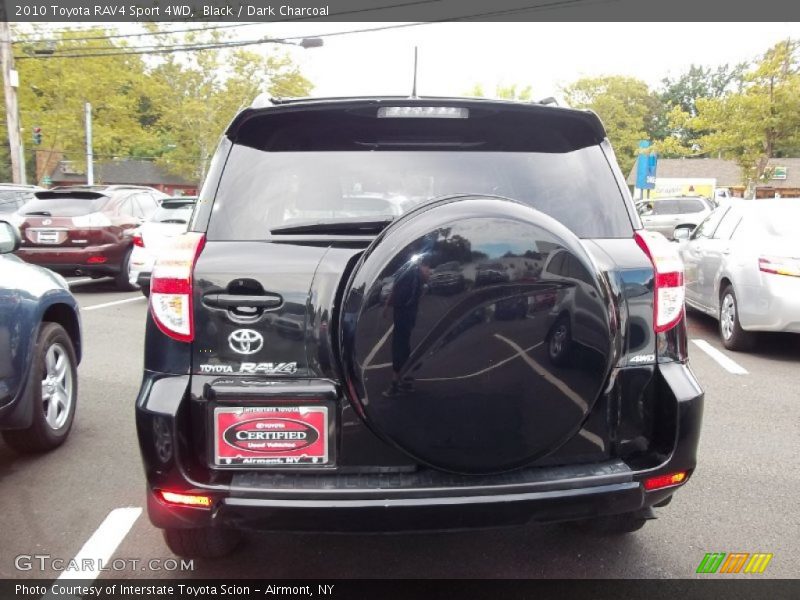 Black / Dark Charcoal 2010 Toyota RAV4 Sport 4WD