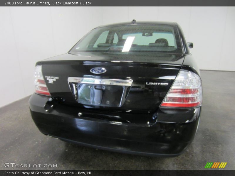 Black Clearcoat / Black 2008 Ford Taurus Limited