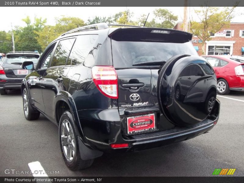 Black / Dark Charcoal 2010 Toyota RAV4 Sport 4WD