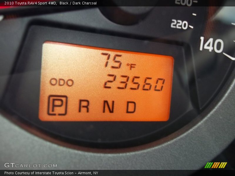 Black / Dark Charcoal 2010 Toyota RAV4 Sport 4WD