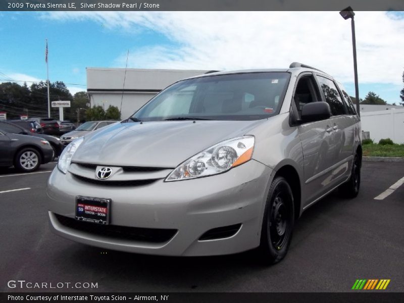 Silver Shadow Pearl / Stone 2009 Toyota Sienna LE