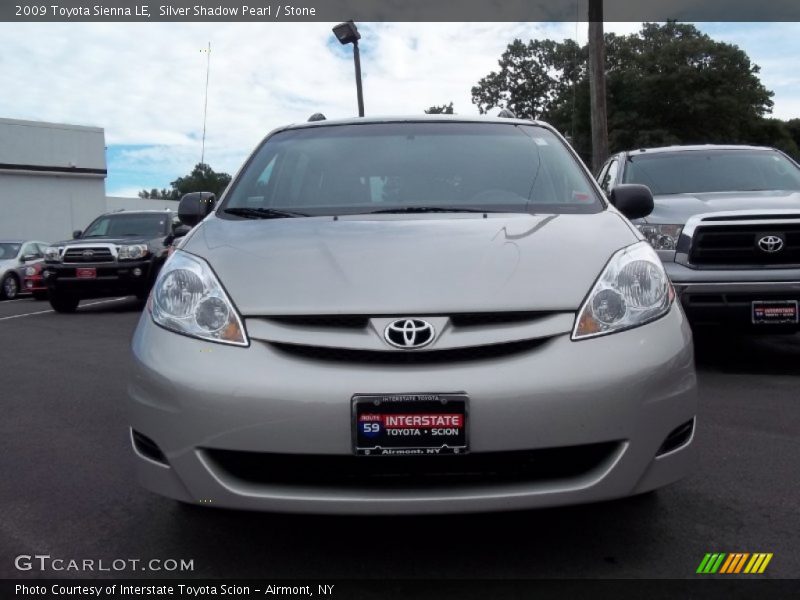 Silver Shadow Pearl / Stone 2009 Toyota Sienna LE