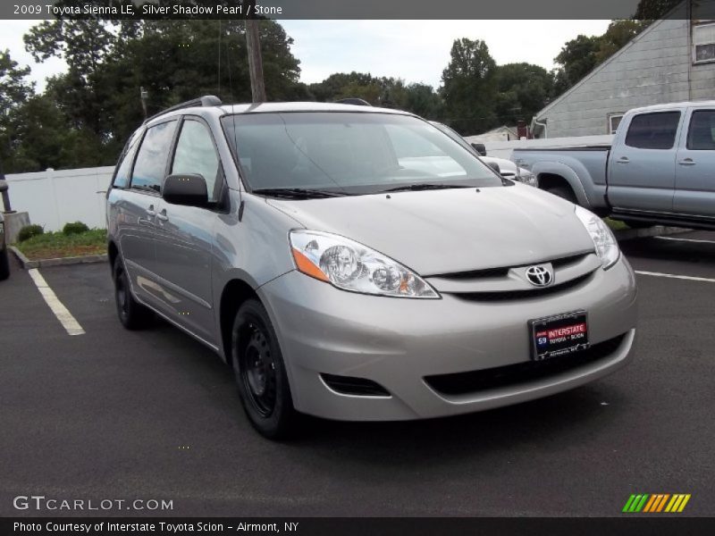 Silver Shadow Pearl / Stone 2009 Toyota Sienna LE