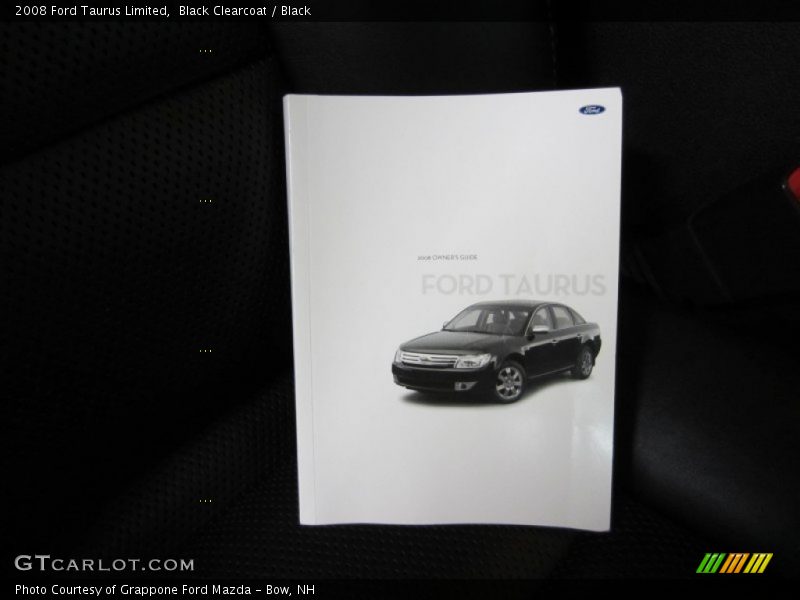 Black Clearcoat / Black 2008 Ford Taurus Limited