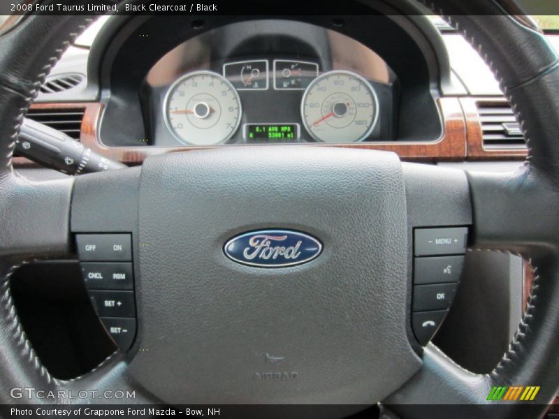 Black Clearcoat / Black 2008 Ford Taurus Limited
