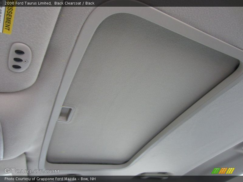 Black Clearcoat / Black 2008 Ford Taurus Limited