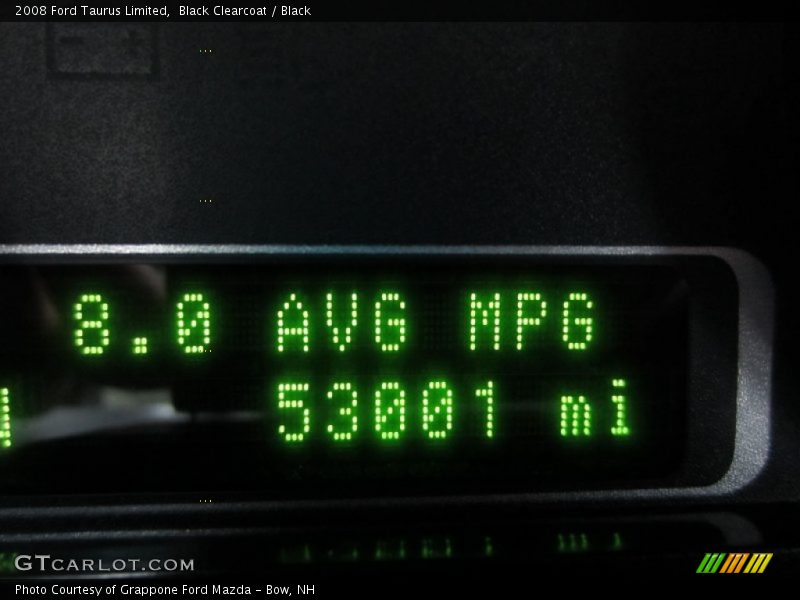 Black Clearcoat / Black 2008 Ford Taurus Limited