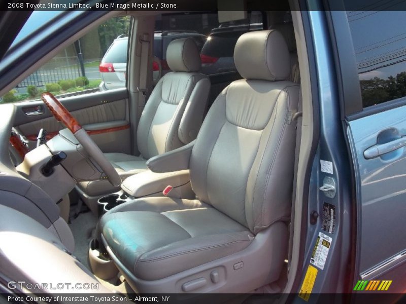 Blue Mirage Metallic / Stone 2008 Toyota Sienna Limited