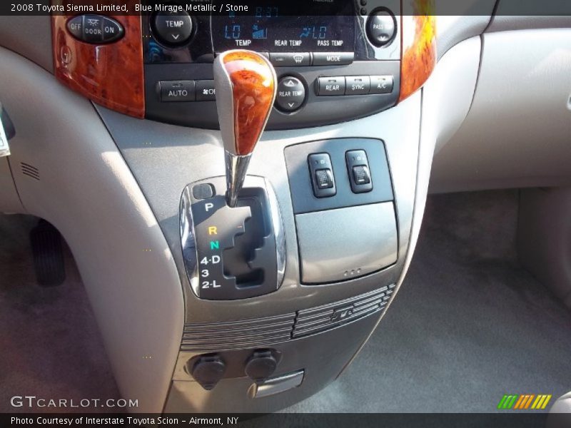 Blue Mirage Metallic / Stone 2008 Toyota Sienna Limited