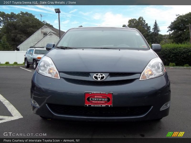 Slate Gray Metallic / Stone 2007 Toyota Sienna XLE