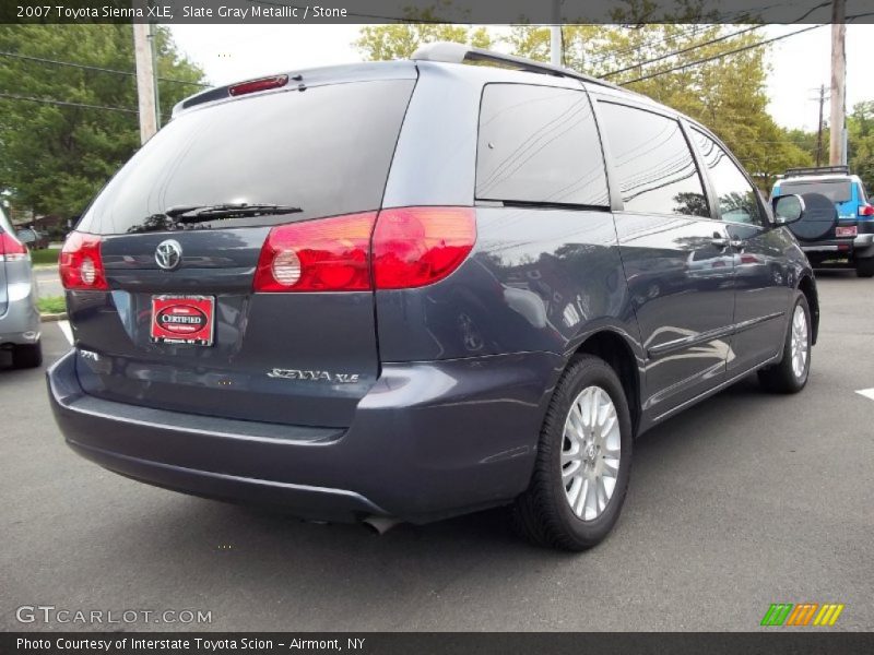 Slate Gray Metallic / Stone 2007 Toyota Sienna XLE