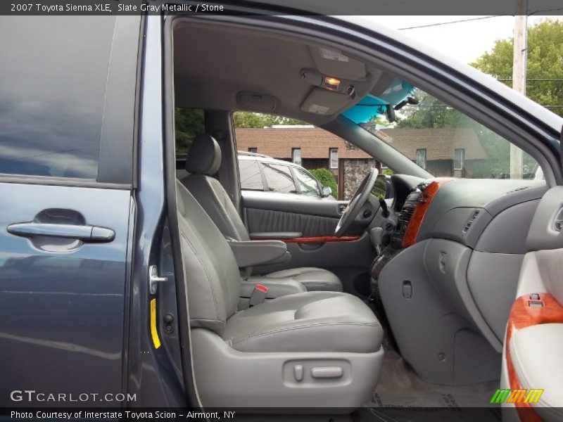 Slate Gray Metallic / Stone 2007 Toyota Sienna XLE