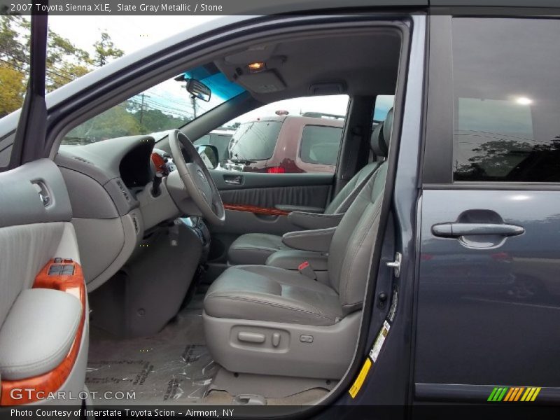 Slate Gray Metallic / Stone 2007 Toyota Sienna XLE