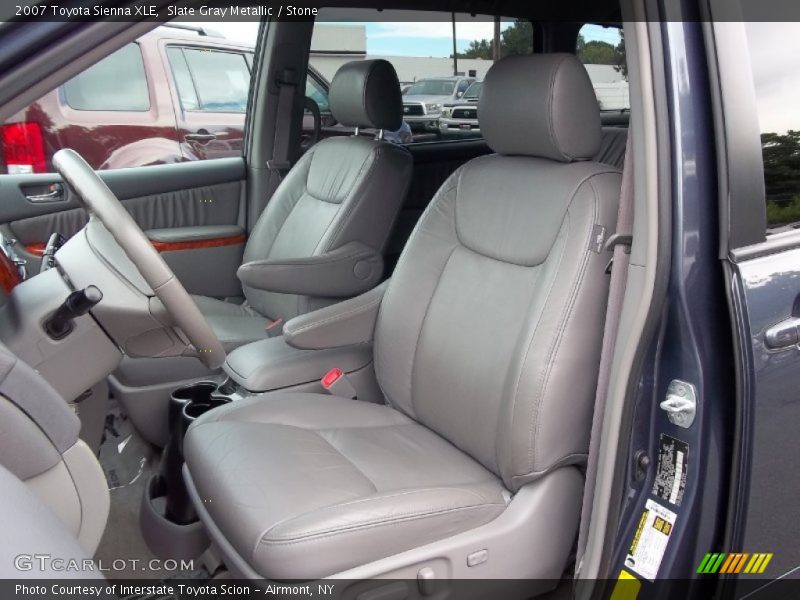 Slate Gray Metallic / Stone 2007 Toyota Sienna XLE