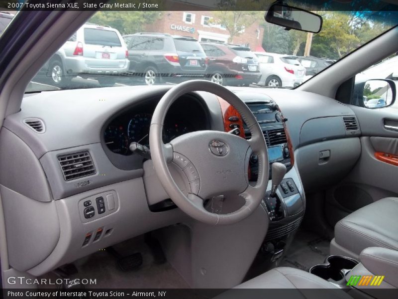 Slate Gray Metallic / Stone 2007 Toyota Sienna XLE
