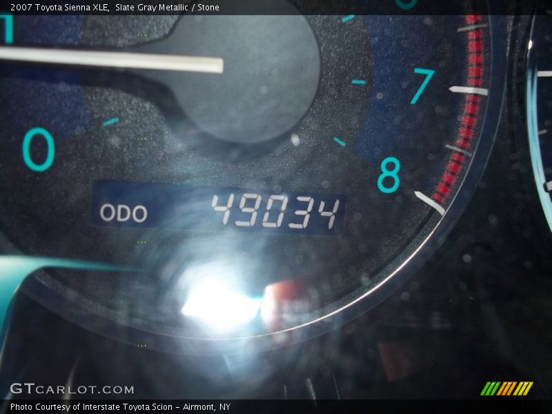 Slate Gray Metallic / Stone 2007 Toyota Sienna XLE