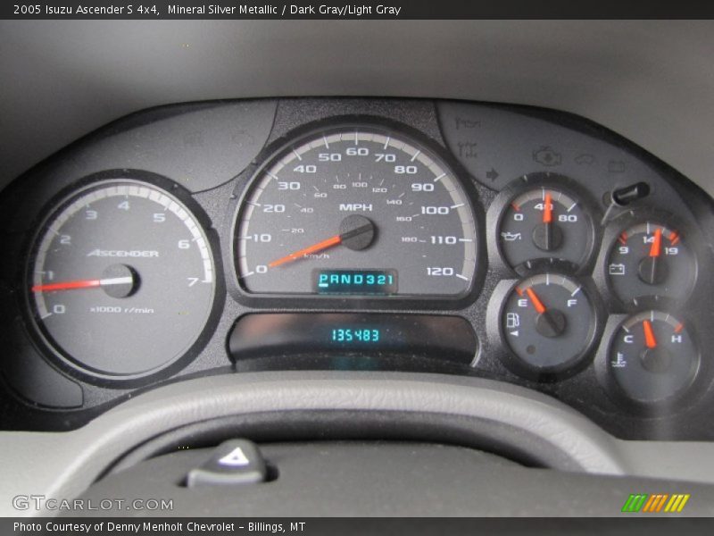  2005 Ascender S 4x4 S 4x4 Gauges